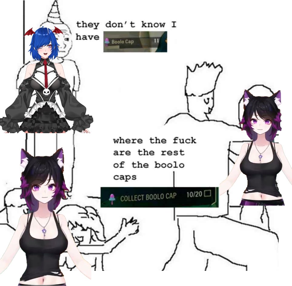 Today I hang out with cute Catgirl <a href="/Zakhanis/">Zakhanis</a> and will stash all the Boolo Caps I find. 

live at 7 pm