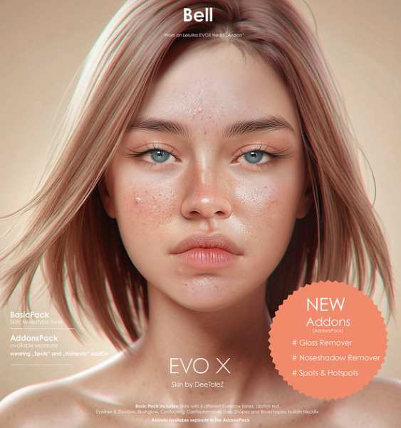 KawaiiFeedSL's tweet photo. Deetalez: Bell Skin @ Mainstore〡Taxi: https://t.co/eG8Gs9tdR6
#secondlife #metaverse #deetalez #newrelease #mainstore #kawaiifeed https://t.co/a2s2Vzqmul