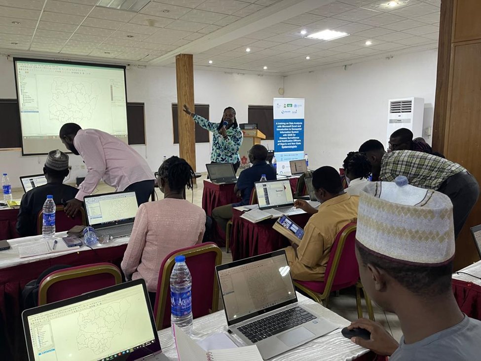 To improve the sharing of states epidemiological data to stakeholders for response and funding advocacy, <a href="/UKHSA/">UK Health Security Agency</a>’s #IHR_Strengthening project, <a href="/NCDCgov/">NCDC</a> <a href="/WHONigeria/">WHO Nigeria</a> <a href="/eHealth_africa/">eHealth Africa</a> &amp; <a href="/Jhpiego/">Jhpiego</a> recently delivered a training on data analysis &amp; Quantum Geographic Info System.
🇬🇧🤝🇳🇬