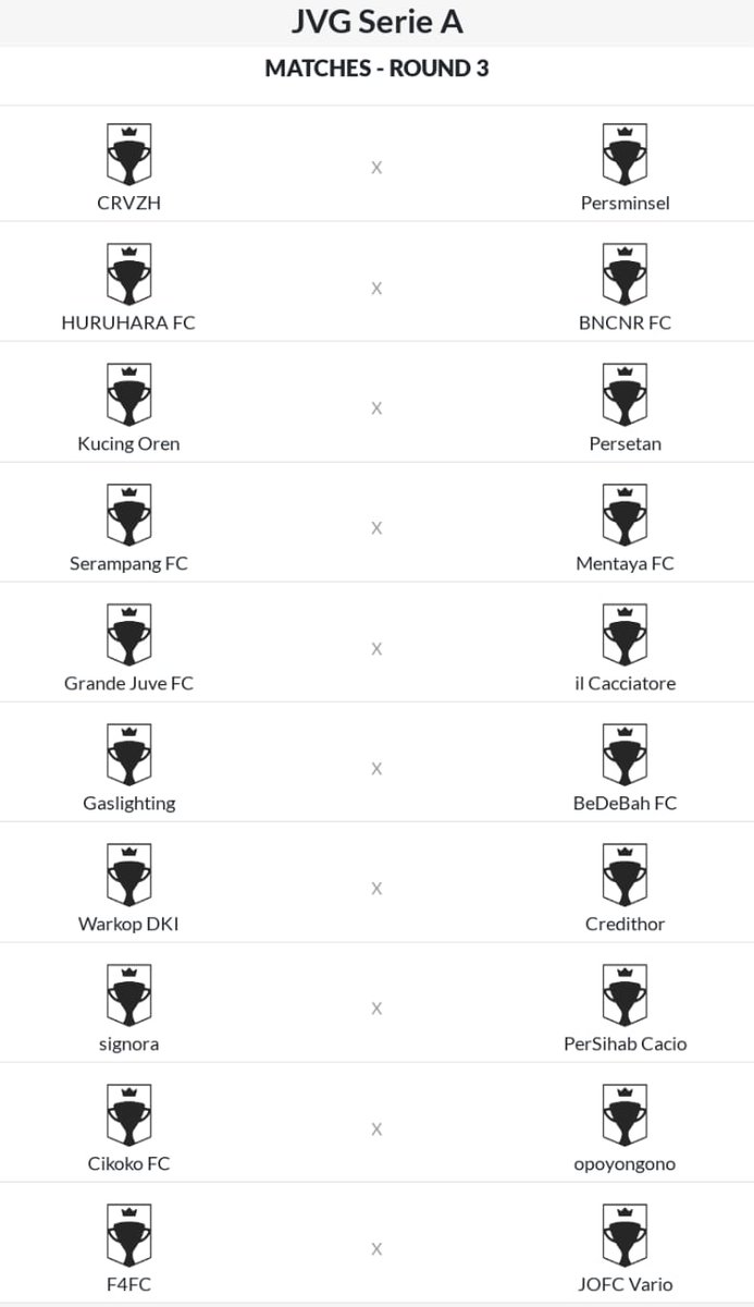 bianconeristore's tweet photo. lanjut...

MD3 &amp; MD4 JuveGamers League Serie A

ayo coach, share hasil matchnya

 #eFootball2025Mobile #JuveGamers https://t.co/srIH2r3wzO