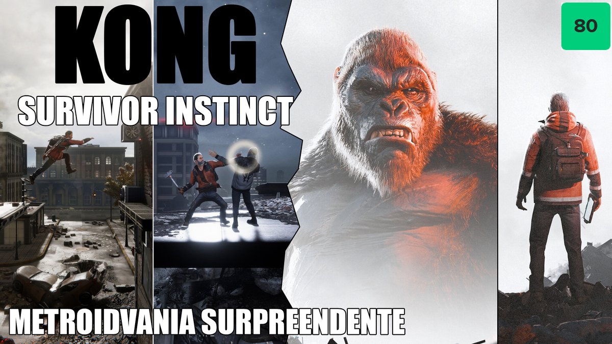 ppggnaarea's tweet photo. KONG: SURVIVOR INSTINCT - UM METROIDVANIA SURPREENDENTE, EXPLORE, SOBREVIVA, ENFRENTE OS MONSTROS !
https://t.co/TeWBfA54GM
#KongSurvivorInstinct #Kong #7levels https://t.co/qEvutoeNrC