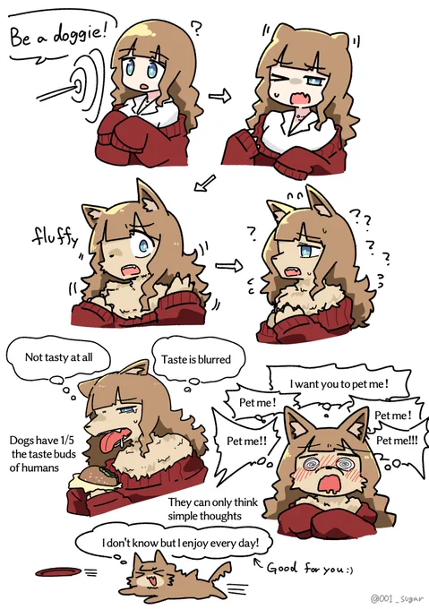 Be a doggie! (deepl翻訳) 