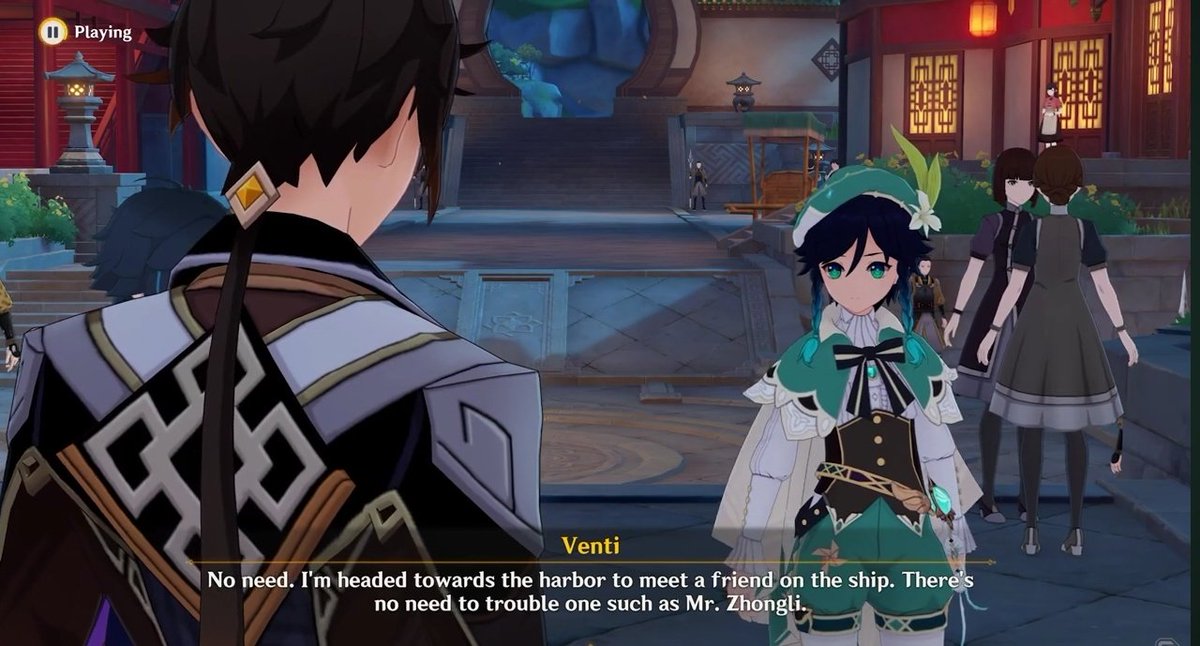 Yivvee's tweet photo. I dont think we talk abt Venti and Kazuha's relationship enough, they were literally set up to be friendss https://t.co/p5hU2PEyyo
