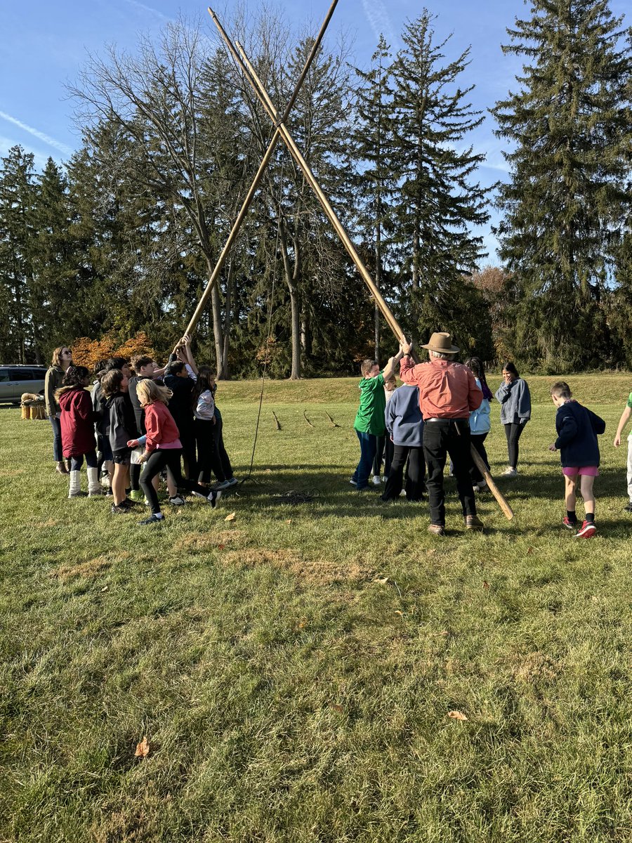 BH 5th graders got to help raise a tipi today! Many thanks to Robin Moore for working with us today!!