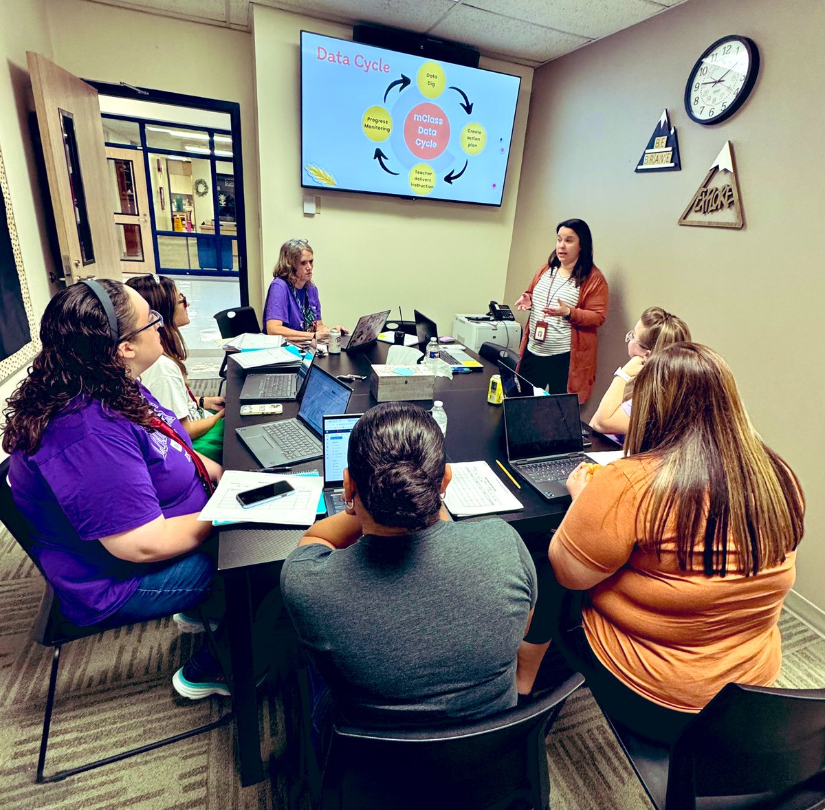 🚀 Exciting things happening in our <a href="/SCES_Scorpions/">Spring Creek</a> first-grade team! We dove deep into mClass data to make informed decisions and enhance our small group instruction. Together, we're committed to giving our students the support they need to thrive! 📚✨ #Education #DataDriven