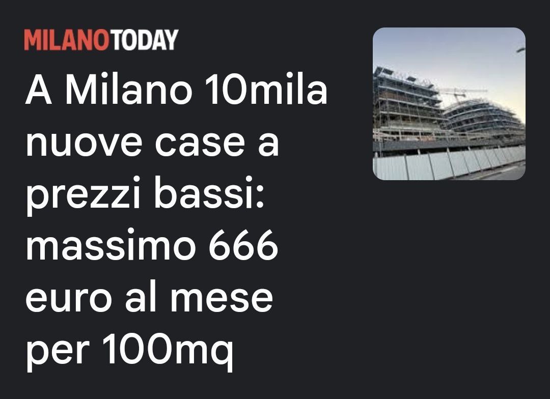 Il contratto di locazione da 666 euro al mese, lo firmi col sangue direttamente con #Satana .... 😂😂😂 
disinformazione.it