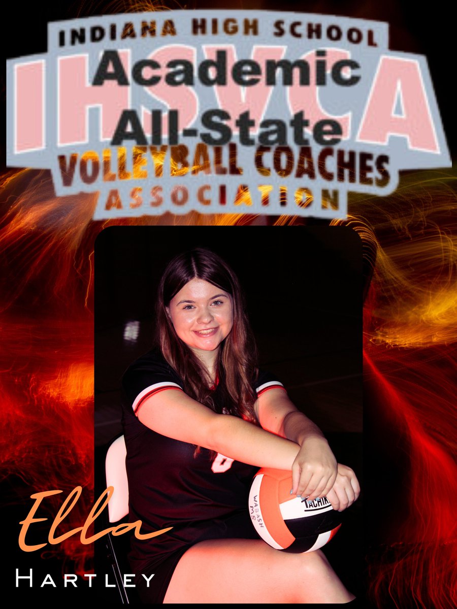 Congratulations to Senior Ella Hartley Academic All State Gold Award!!!!!