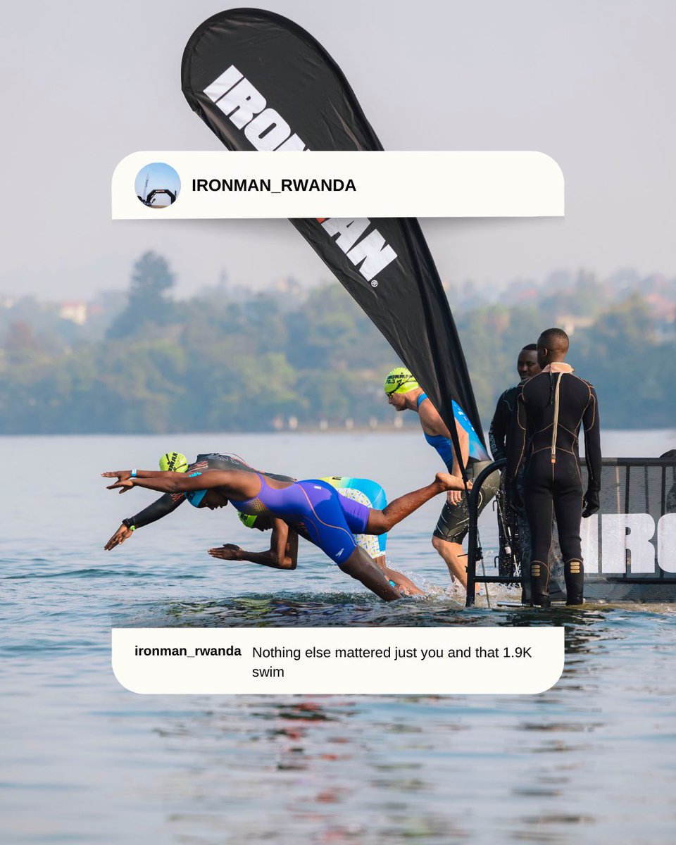 Nothing else mattered—just you and that 1.9K swim

#IRONMANRWANDA #visitrwanda #anythingispossible