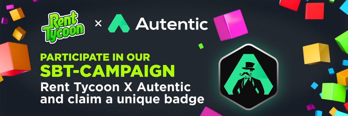 🎉 Tycoons, we’re excited to announce the launch of a new SBT campaign in partnership with Autentic!

💫 This is a unique opportunity for all participants to earn an exclusive SBT badge.

🎯 Complete all tasks and receive your SBT badge! Plus, each participant will automatically
