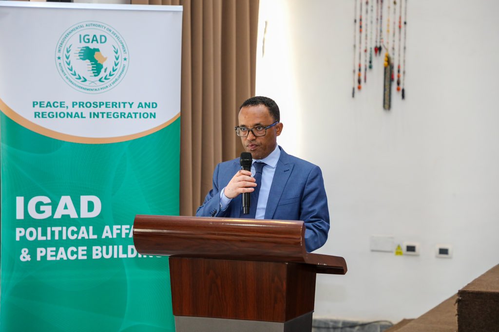 IGAD Missions (@igad_missions) on Twitter photo On behalf of IGAD Executive Secretary, H.E. Dr. Workneh Gebeyehu Mr. <a href="/abebaw_bihonegn/">Abebaw Bihonegn</a>, the Head of Mission to the Federal Democratic Republic of Ethiopia delivered opening remarks at the 3-day meeting to operationalise the IGAD National Human Rights Institutions (NHRIs) Network. On behalf of IGAD Executive Secretary, H.E. Dr. Workneh Gebeyehu Mr. <a href="/abebaw_bihonegn/">Abebaw Bihonegn</a>, the Head of Mission to the Federal Democratic Republic of Ethiopia delivered opening remarks at the 3-day meeting to operationalise the IGAD National Human Rights Institutions (NHRIs) Network.