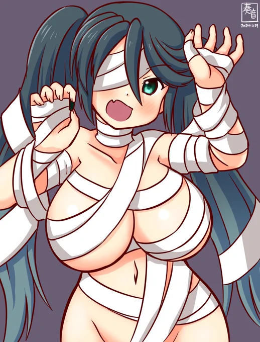 「大丈夫、今年も付き合ってあげるわよ! 五十鈴に任せておきなさい」#艦これ版真剣お絵描き60分一本勝負_20241029#五十鈴 