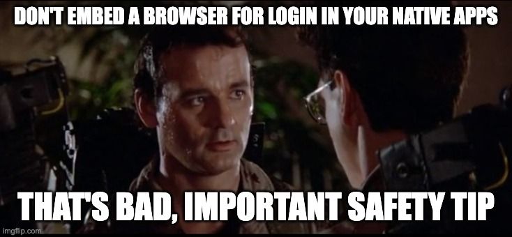 Please please please don't embed a browser in your native app for login.  Cookie management becomes a mess and logins usually involve multiple domains across multiple vendors.
