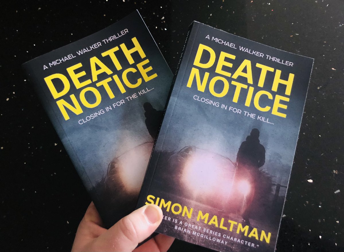 simonmaltman's tweet photo. ‼️ Giveaway Time Again‼️
I have 2 signed copies of Death Notice to give away. Book 1 is currently just 99p on #Kindle - just like, tag &amp; share- thank you!
https://t.co/xky6qiH4xI

#giveaway #deathnotice #kindleunlimited @SharpeBooks #competition https://t.co/lu7rV9cpQp