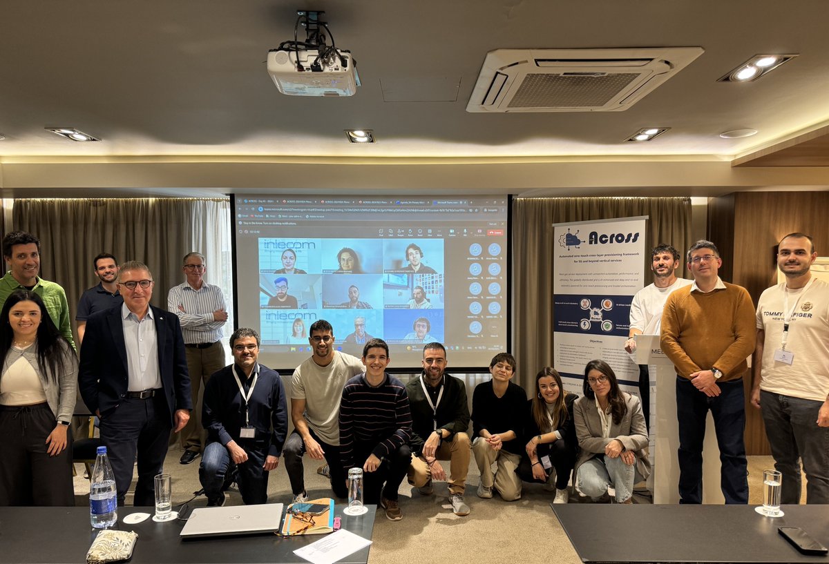 📢 The 5️⃣th plenary meeting of the #ACROSSproject took place in the sunny ☀️ city of #Thessaloniki in #Greece 🇬🇷

👀 Explore the outcomes of this meeting and discover the advancements achieved during this 2-day event here: tinyurl.com/3uvbmzad

#HorizonEurope #SNSJU #6GSNS #6G