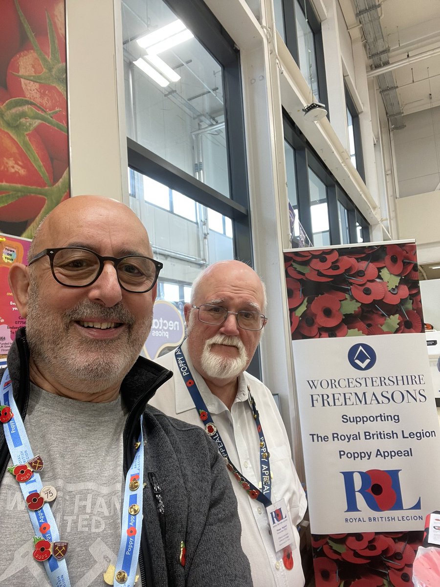 Doing our bit for <a href="/PoppyLegion/">Royal British Legion</a> and <a href="/WorcsMasons/">Worcestershire Freemasons</a>