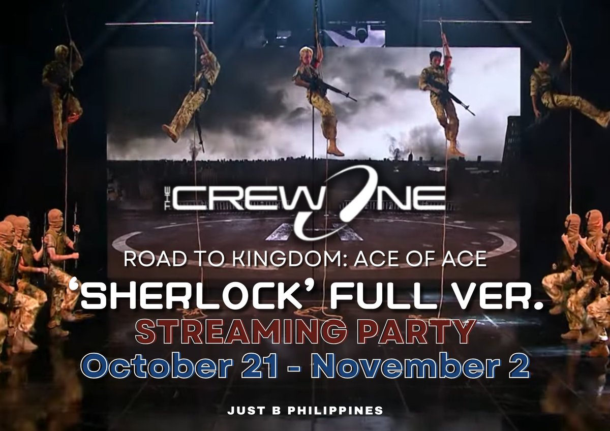 JustB_PH's tweet photo. ๐ข 'SHERLOCK' STREAMING PARTY ๐ข
Last 4 days to stream SHERLOCK ๐ฅ
Let's do our best!
๐ฝ๏ธ: https://t.co/GBZRUXQUGD
Don't forget to like, comment, and share the link!
#TheCrewOneStreamingParty
#TheCrewOne #๋ํฌ๋ฃจ์
#JUSTB #์ ์คํธ๋น #ATBO #์์ดํฐ๋น์ค https://t.co/zS9qdydocB