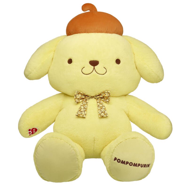 sanriodaily's tweet photo. build a bear quietly dropping a giant pompompurin 💫 https://t.co/pFXJlhQ5C1
