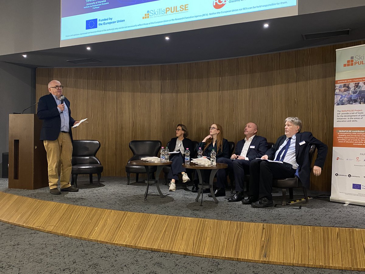 FondazBrodolini's tweet photo. Labour or skills shortages? Questa la domanda a cui risponderanno Costanza Pagnini, Elisa Staffa, Seamus McGuinness e Eamonn Davern nel corso sessione interattiva sul libro appena pubblicato da FGB “Rethinking Europe’s Skill Needs”, moderata da Terence Hogart. @SkillsPulse https://t.co/WwgJk9nC7E