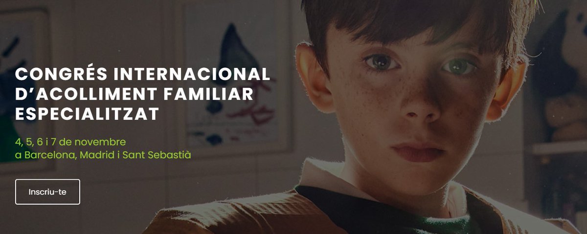 ceesc_cat's tweet photo. 👁🗨Congrés Internacional d'Acolliment Familiar Especialitzat
Organitzat per Xarxes AFE promou l'#acolliment familiar especialitzat
https://t.co/M9pXMn9hUf https://t.co/VCuwJWnanR