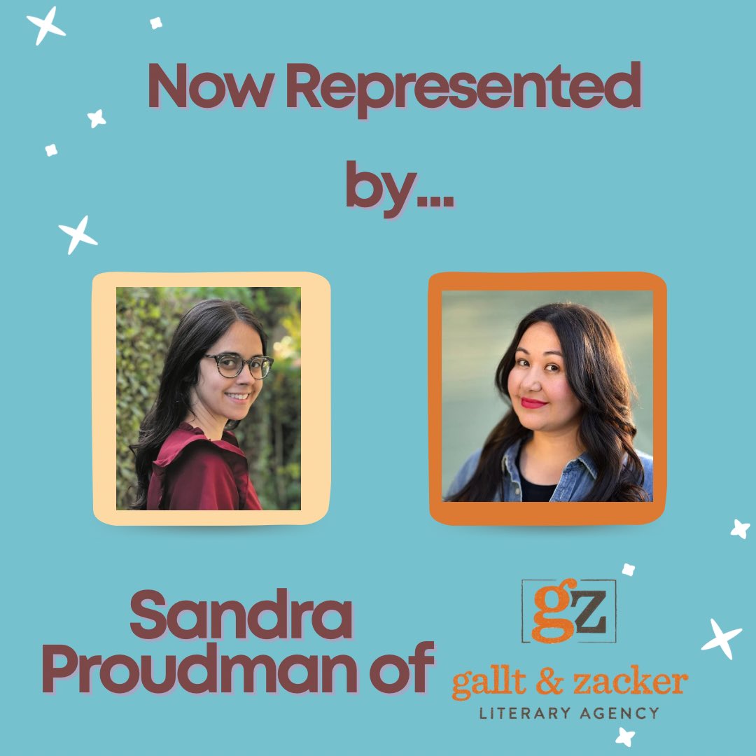Arlene Abundis (@arleneabundis) on Twitter photo Elated to announce that I am now represented by <a href="/SandraProudman/">sandraproudman.bsky.social</a> of @GalltZacker! 🥳
From the moment I spoke to Sandra, I was blown away with her vision and enthusiasm for my picture books.
We work and align incredibly too!
It’s an honor and absolute joy to partner with her! 🥰 Elated to announce that I am now represented by <a href="/SandraProudman/">sandraproudman.bsky.social</a> of @GalltZacker! 🥳
From the moment I spoke to Sandra, I was blown away with her vision and enthusiasm for my picture books.
We work and align incredibly too!
It’s an honor and absolute joy to partner with her! 🥰