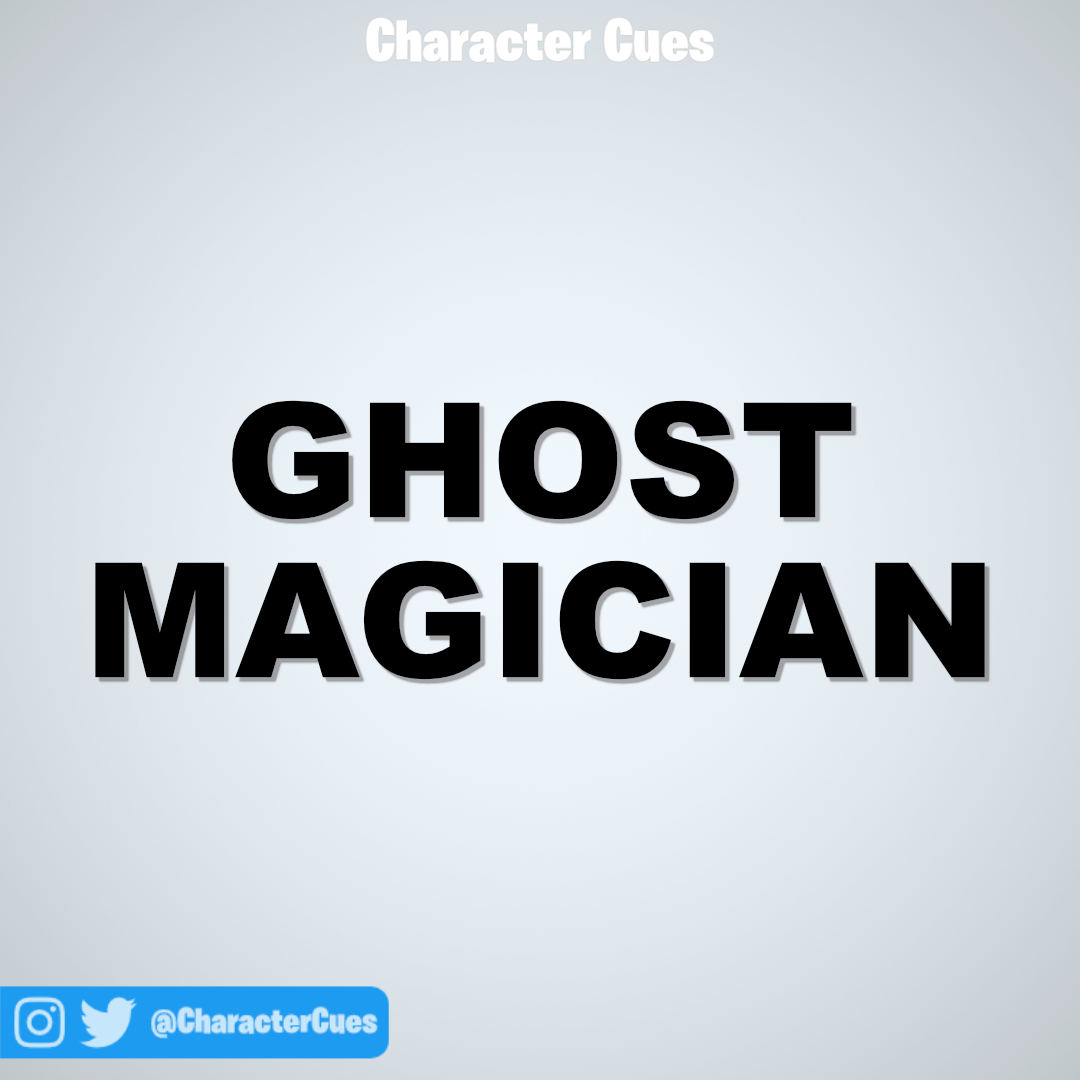 He shuffles a glowing deck of cards and a misty wand in a tattered spectral tuxedo. His hollow eyes gleam as he performs impossible illusions, summons spirits, and leaves ghostly trails with a flick of the wrist. #hauntober