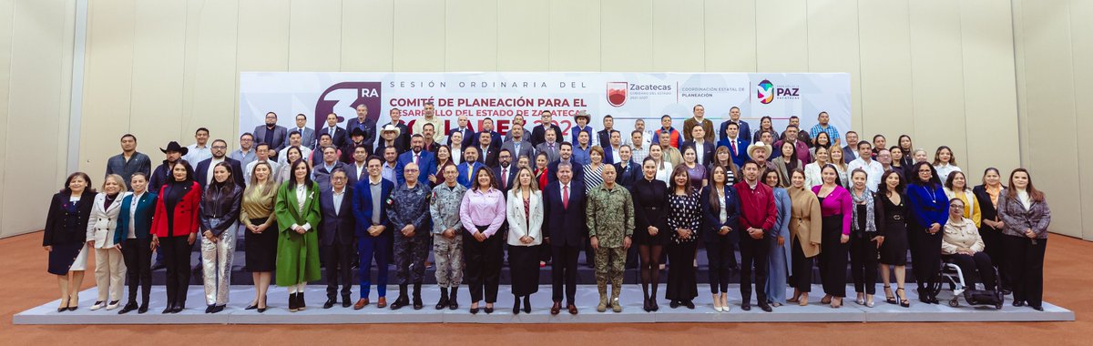 3ª Sesión Ordinaria de la Asamblea General del Comité de Planeación para el Desarrollo del Estado de Zacatecas (Copladez)

#ElAñoDeLaPaz
#JuntosSomosPaz