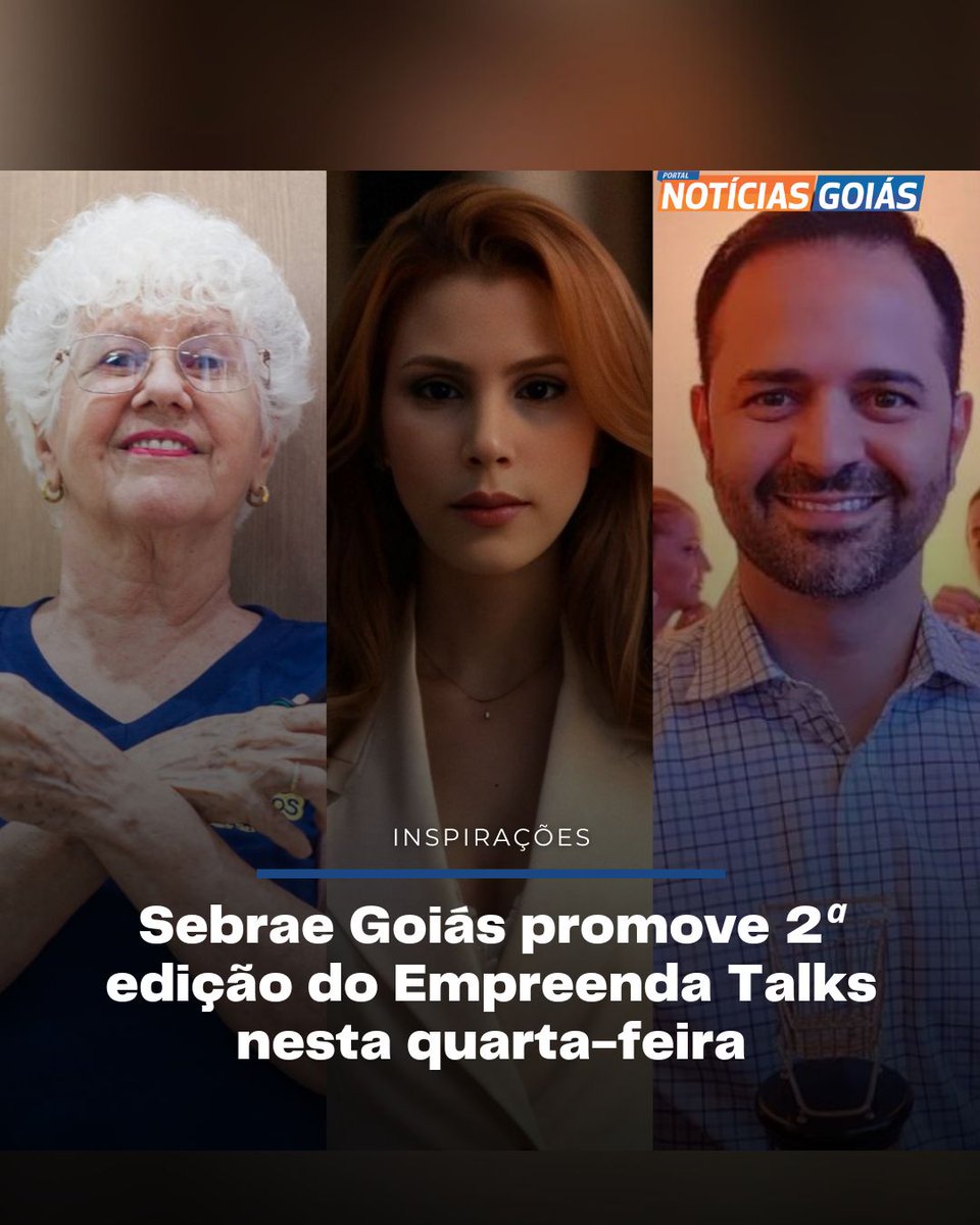 noticiasgoias1's tweet image. 🗣️ *Inspirações*

*Sebrae Goiás promove 2ª edição do Empreenda Talks nesta quarta-feira*

Veja matéria completa no link 👇🏼

portalnoticiasgoias.com.br/sebrae-goias-p…

Texto: Felipe Fulquim 

#SebraeGoiás #Sebrae #Economia #Empreendedorismo #Goiás #EmpreendaTalks #Negócios #Empresas #NotíciasGoiás