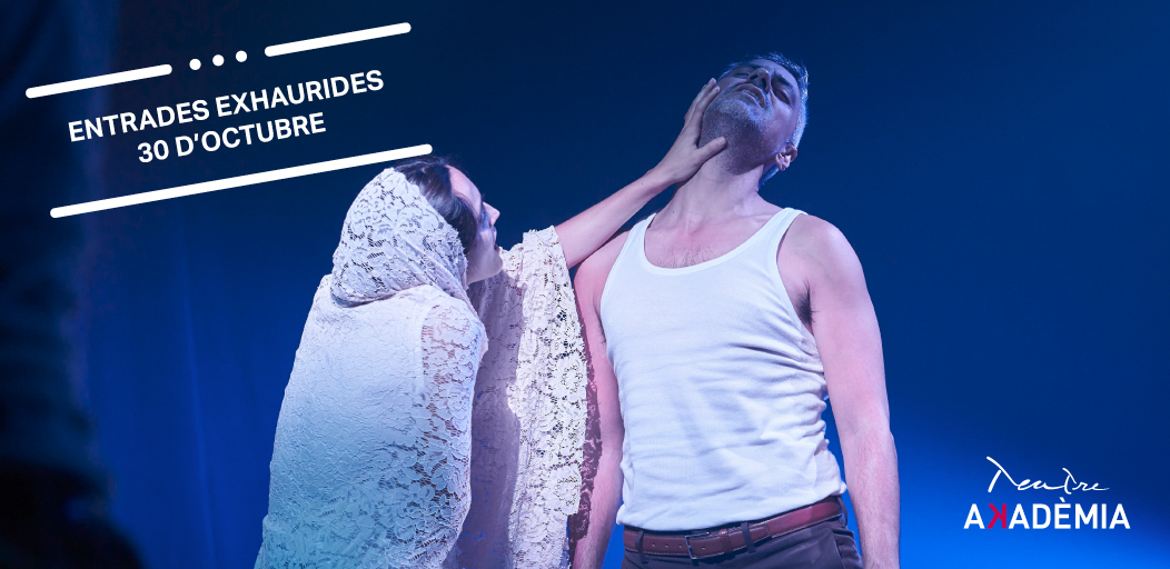 Després d’exhaurir entrades el passat diumenge, l’última setmana de funcions de #BodasDeSangre💍 comença amb un #soldout. 

Només et queden 5 oportunitats per endinsar-te en el món de Lorca de la mà de @ProjecteIngenu.

🎟️ ÚLTIMES ENTRADES: tickets.oneboxtds.com/teatre_akademi…