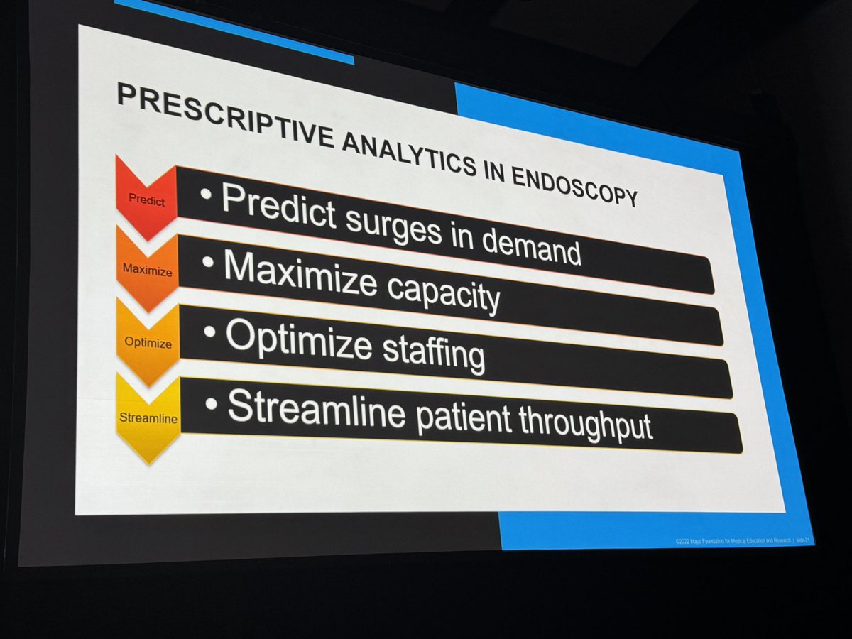 NeenaSAbrahamMD's tweet image. 👉🏽 Welcome the era of #AI generated #prescriptiveanalytics the optimize endoscopic practice 

👉🏽 Helps meet the expanding demand with aging populations

👉🏽 @Manderson85259 @AmCollegeGastro #BerkLecture #ACG2024