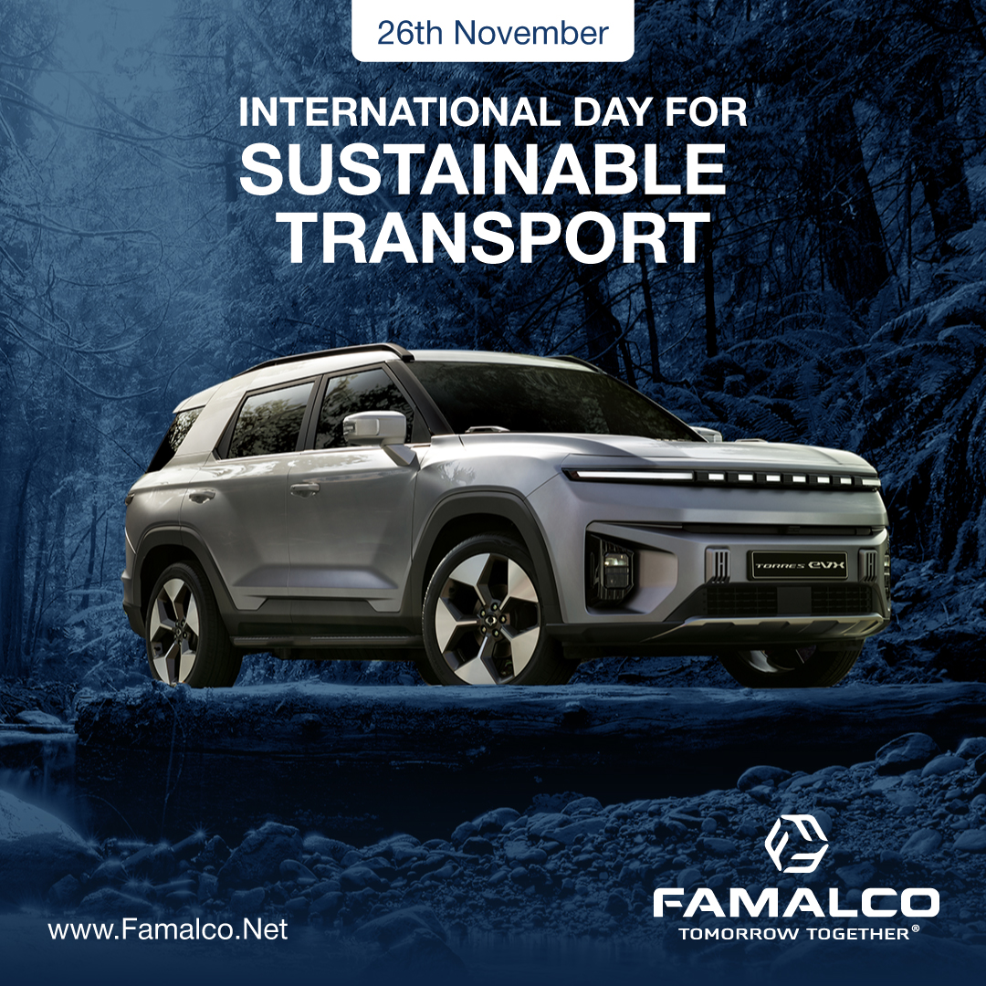 Charge into the future with the KGM Torres EVX! At Famalco, we believe in clean transport solutions, and today we celebrate Sustainable Transport Day by driving change. ⚡

#InternationalDayforSustainableTransport #Malta #Famalco #TomorrowTogether