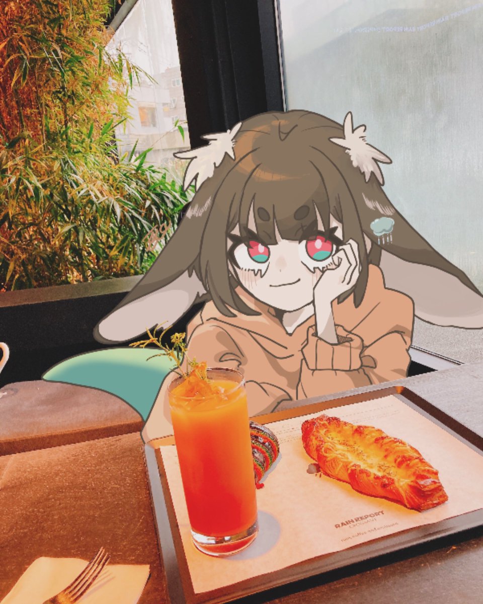 韓国旅行のおうぃぶちゃん🥐🐇🍊🌧️