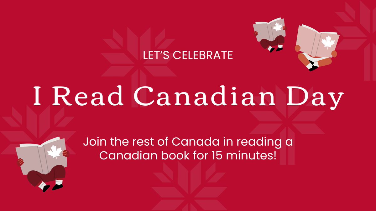 Let’s celebrate #IReadCanadianDay! Coming up quickly on Nov. 6, we want YOU to celebrate your fav Canadian author or book and take part in a fun-filled event with readings and shoutouts from notable Canadians 🇨🇦 Register at bit.ly/40nl2yp