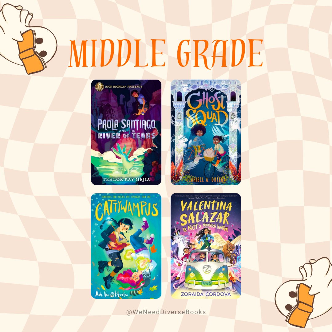 <a href="/Diafla/">Flavia Z Drago</a> @TraceyBaptiste <a href="/AmberRenArt/">Amber Ren</a> <a href="/fangmous/">Vicky Fang</a> @CKMalone2 <a href="/SraSiqueira1307/">Ana Siqueira</a> <a href="/irenafreitas/">Irena Freitas</a> <a href="/dakadh/">Daka Hermon</a> <a href="/shakirahwrites/">Shakirah Bourne is mainly on IG (same handle)</a> <a href="/KalynnBayron/">Kalynn bayron</a> Middle Grade

🎃 “Paola Santiago and The River of Tears” by Tehlor Kay Mejia
🎃 “Ghost Squad” by @Claribel_Ortega
🎃 “Cattywampus” by <a href="/AAVanOtterloo/">Alder Van Otterloo</a>
🎃 “Valentina Salazar” Is Not a Monster Hunter by Zoraida Córdova