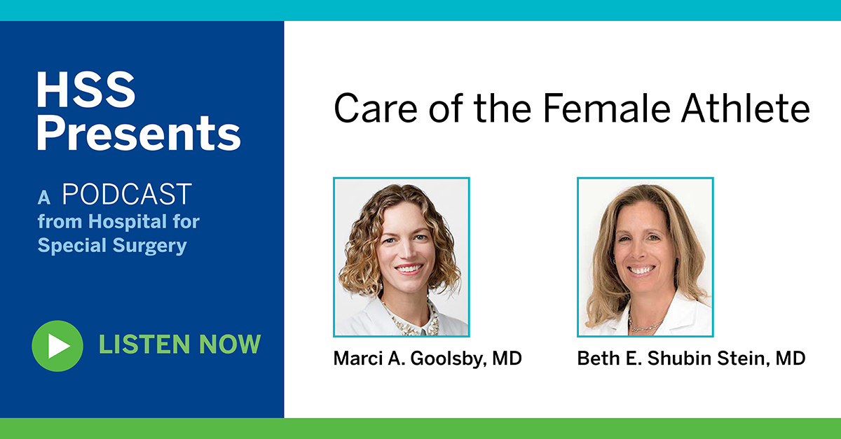 HSS Education Institute (@hssprofed) on Twitter photo 🔔 New episode of HSS Presents!
Marci Goolsby, MD and Beth Shubin Stein, MD discussed care of the female athlete.
Listen to episode on <a href="/ApplePodcasts/">Apple Podcasts</a>: podcasts.apple.com/ie/podcast/hss… 🔔 New episode of HSS Presents!
Marci Goolsby, MD and Beth Shubin Stein, MD discussed care of the female athlete.
Listen to episode on <a href="/ApplePodcasts/">Apple Podcasts</a>: podcasts.apple.com/ie/podcast/hss…