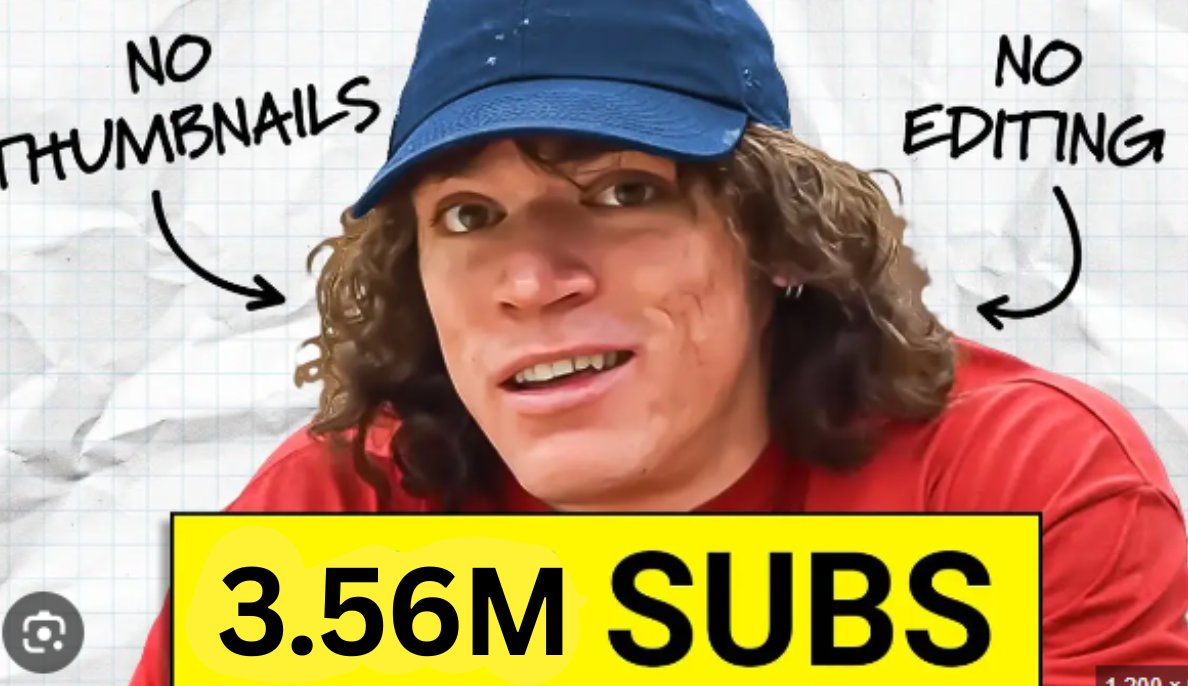 JOTOPR's tweet photo. Sam Sulek, anyone?

The guy that grew his YouTube account by 3 million subs in a year.

How did he do it?

By being disruptive and breaking all the rules of YouTube. https://t.co/tuoySube2T
