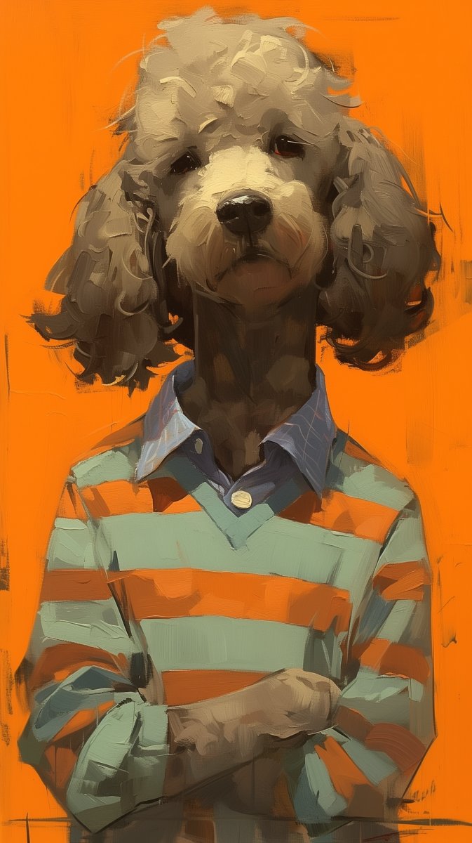 dammit_png's tweet image. When your style game is strong, even as a dog. 🐕💼

 #AIArt #ArtandTech #FutureOfArt #ArtInnovation #AlgorithmicArt #AIinspiration