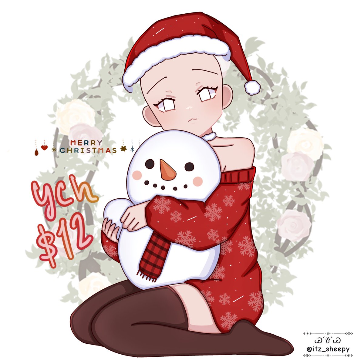 Sheeeepyu's tweet photo. 🦌🛷 ❅YCH for Christmas are open! 🎄
✦ Payment via ko-fi ($12 each)
✦ Colour of clothes can be customised 
✦ Message me if interested 
-10 slot atm ( ˶ˆᗜˆ˵ )-

Rt and likes is highly appreciated 💌 thank you so much for the support! 
ദ്ദി(｡•̀ ,<)~✩‧₊ hugs! https://t.co/k5vZSQOLDz