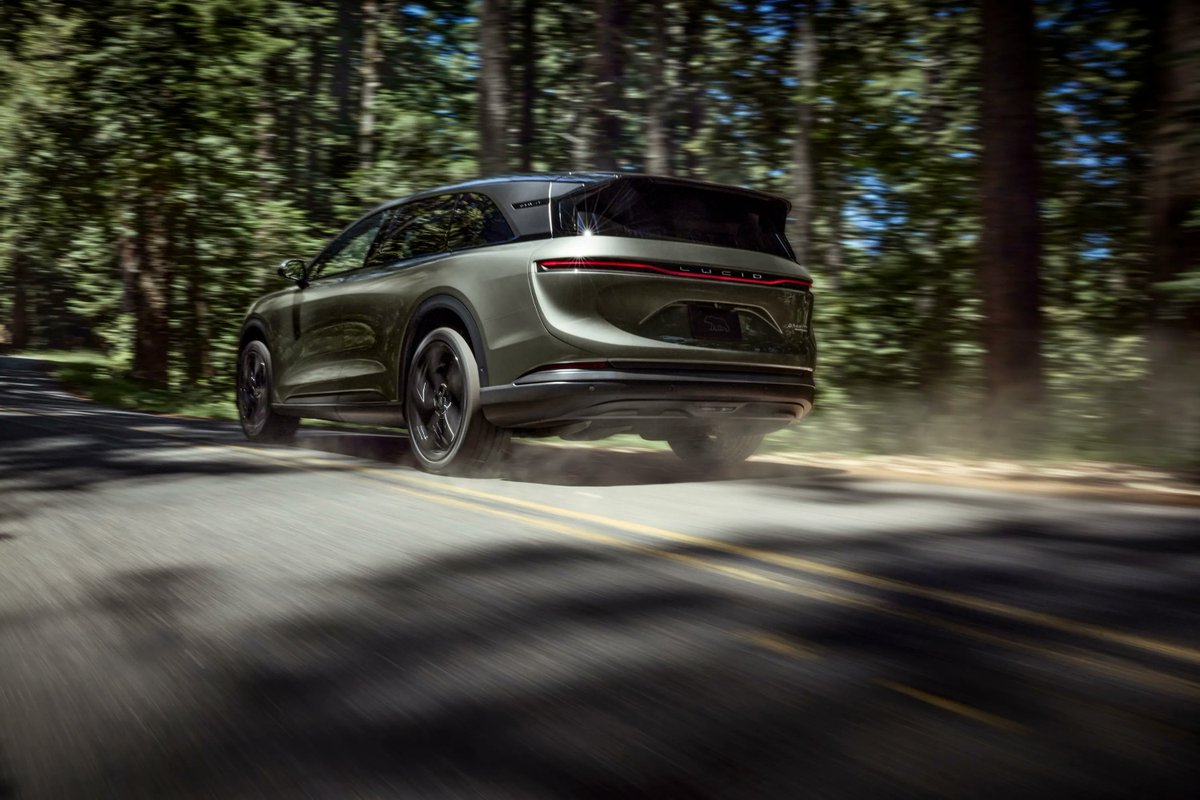 NEWS: Lucid has announced pricing for its "Gravity" SUV.

• Starting price: $79,990 for Gravity Touring. $94,900 for Gravity Grand Touring trim.
• Over 440 miles of range
• Native NACS charging port
• 0–60 mph: &lt;3.5s
• 800 HP
• 120 cubic feet of cargo space
• Orders open