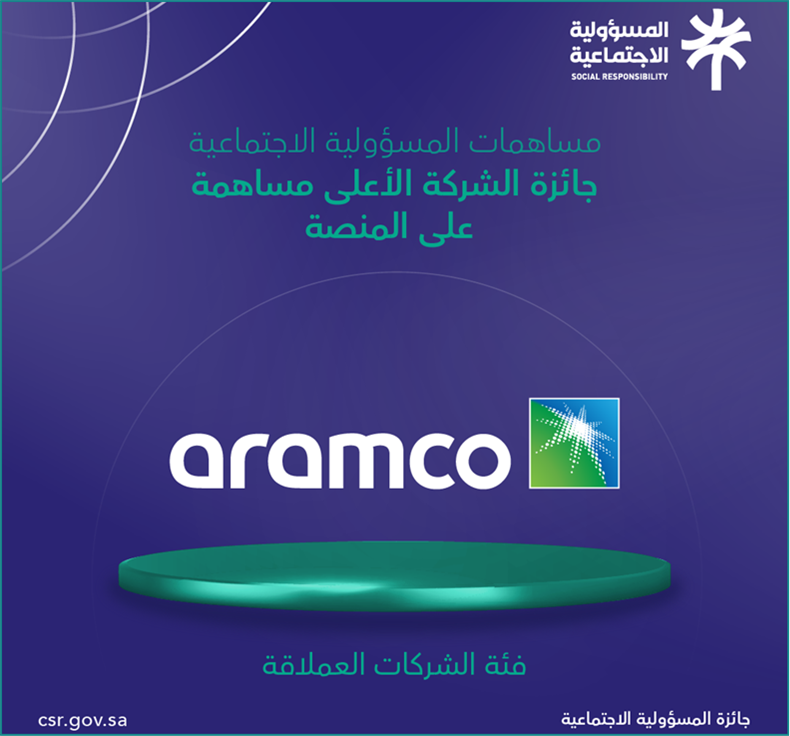 SRHRSD_SA's tweet photo. الفائزين بـ #جائزة_المسؤولية_الاجتماعية_للشركات بالمسار الثاني "مساهمات المسؤولية الاجتماعية" - فئة الشركات العملاقة. https://t.co/DHG6Ta81uI