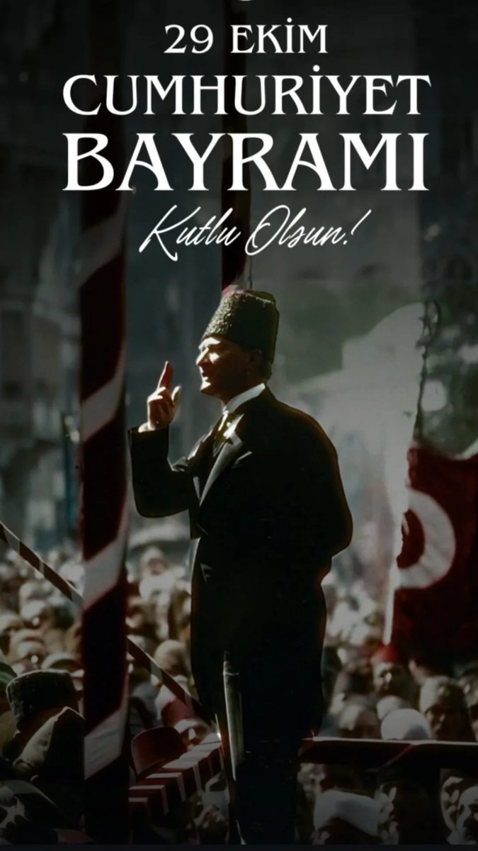 Cumhuriyetimiz 101 yaşında. Cumhuriyet Bayramımızı kutlar, devletimizin ve Cumhuriyetimizin kurucusu Mustafa Kemal Atatürk ve silah arkadaşlarını saygı ve rahmetle anıyoruz.