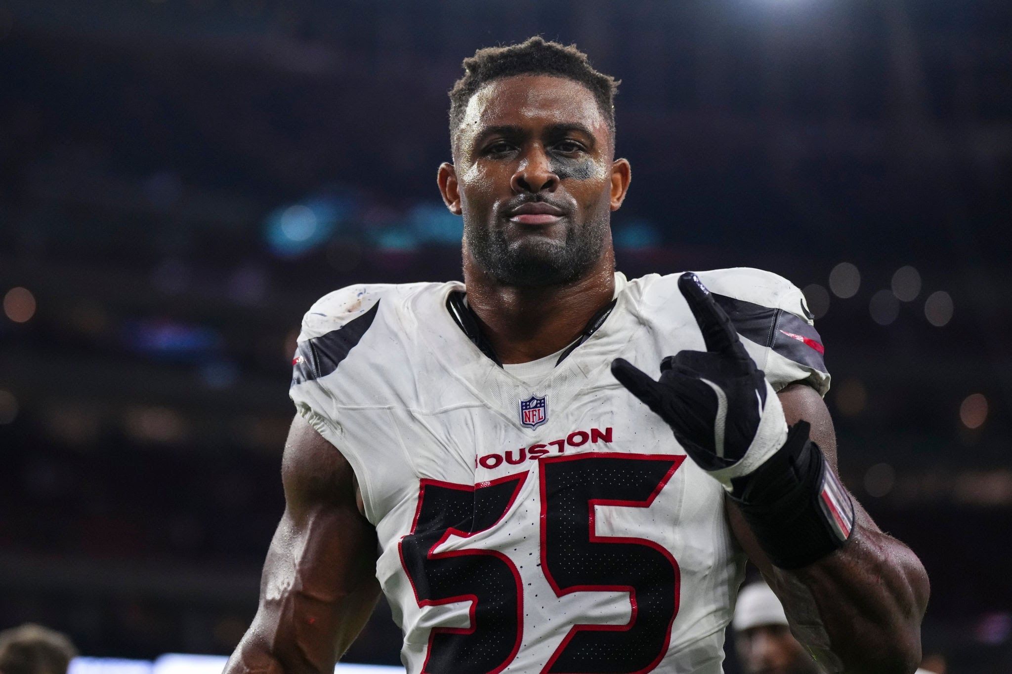 NFL Stats on X: "Happy 30th birthday, Danielle Hunter! His stats this  season: • 8 games • 19 tackles • 12 QB hits • 7 tackles for loss • 5.5  sacks • 1 FF, 1 PD #Texans https://t.co/uMqg9nfhKT" / X