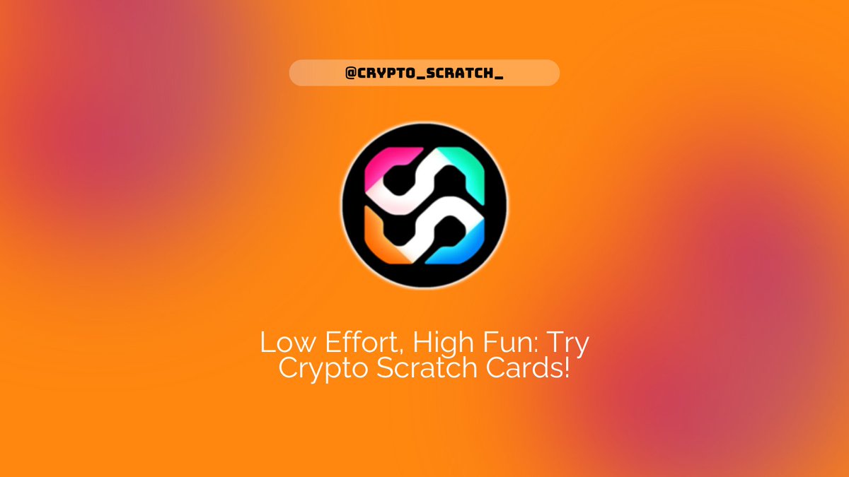 Crypto Scratch Cards (@Crypto_Scratch_) / Posts / X