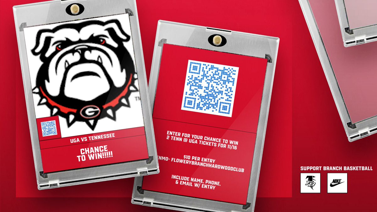 branchboysbball's tweet photo. CHANCE TO WIN!!!

2 UGA vs TENN Tickets for 11/16
$10 per chance
VENMO-flowerybranchhardwoodclub
Please include name, phone number, and email with your entry.
Thank You for supporting Flowery Branch Basketball
@BranchAthletics @FBfalconsbball https://t.co/iEzGaXPujM