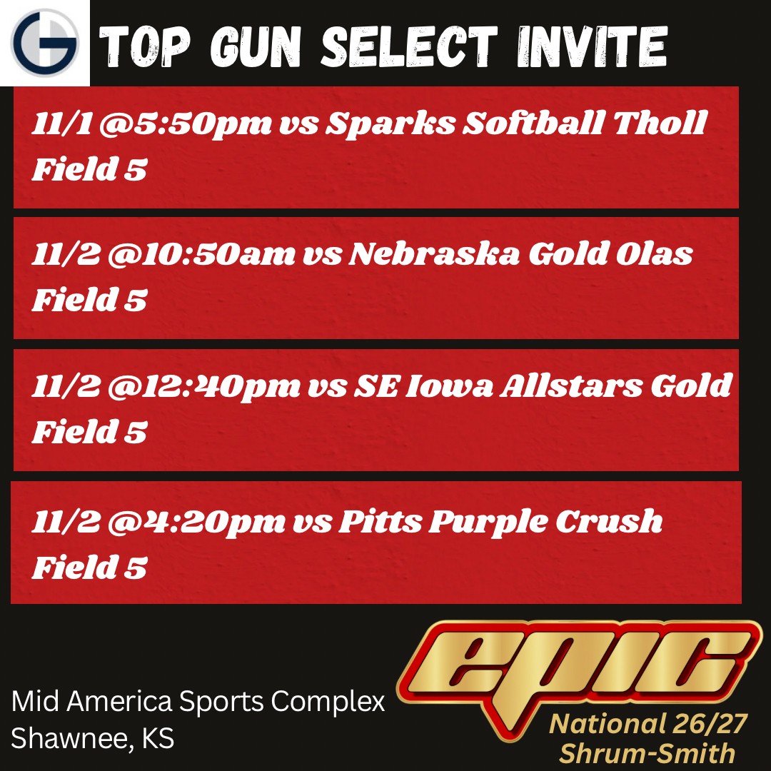 Hitting the road this weekend to shawnee KS! Can't wait to get back on the field with the girls! <a href="/epicnat08_shrum/">Epic National 26/27 Shrum,Smith</a> <a href="/BayMcKittrick/">Bailey McKittrick</a> <a href="/CoachAnthony31/">Anthony Whisenhunt</a> <a href="/CoachChrismavs/">Chris Townsend</a> <a href="/ShaleeRodriguez/">Shalee Rodriguez</a> <a href="/TulsaSoftball/">Tulsa Softball</a> @edmondcoach5 <a href="/coach_moralez/">Coach Moralez</a>