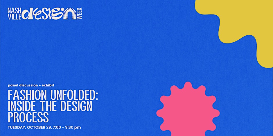 Join Nashville Design Week to see fashion design come to life! Local designers host a panel &amp; exhibit today from 7–9:30p at The Malin WH. $23.18 #ndw2024 #ArtoberNashville ArtoberNashville.org