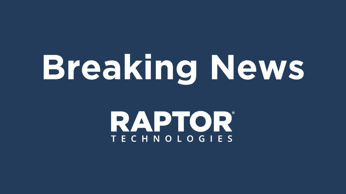 Raptor Technologies tweet media