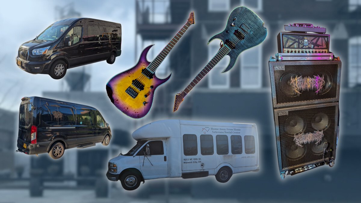 DigitalTourBus's tweet photo. We had a blast filming episodes of Bus Invaders and Gear Masters with @peelingfleshok and episodes of Bus Invaders with @SnuffedOnSight and @CorpsePileTXDM before the Chicago date of their recent tour! Videos coming soon.
#peelingflesh #snuffedonsight #corpsepile #digitaltourbus #deathmetal