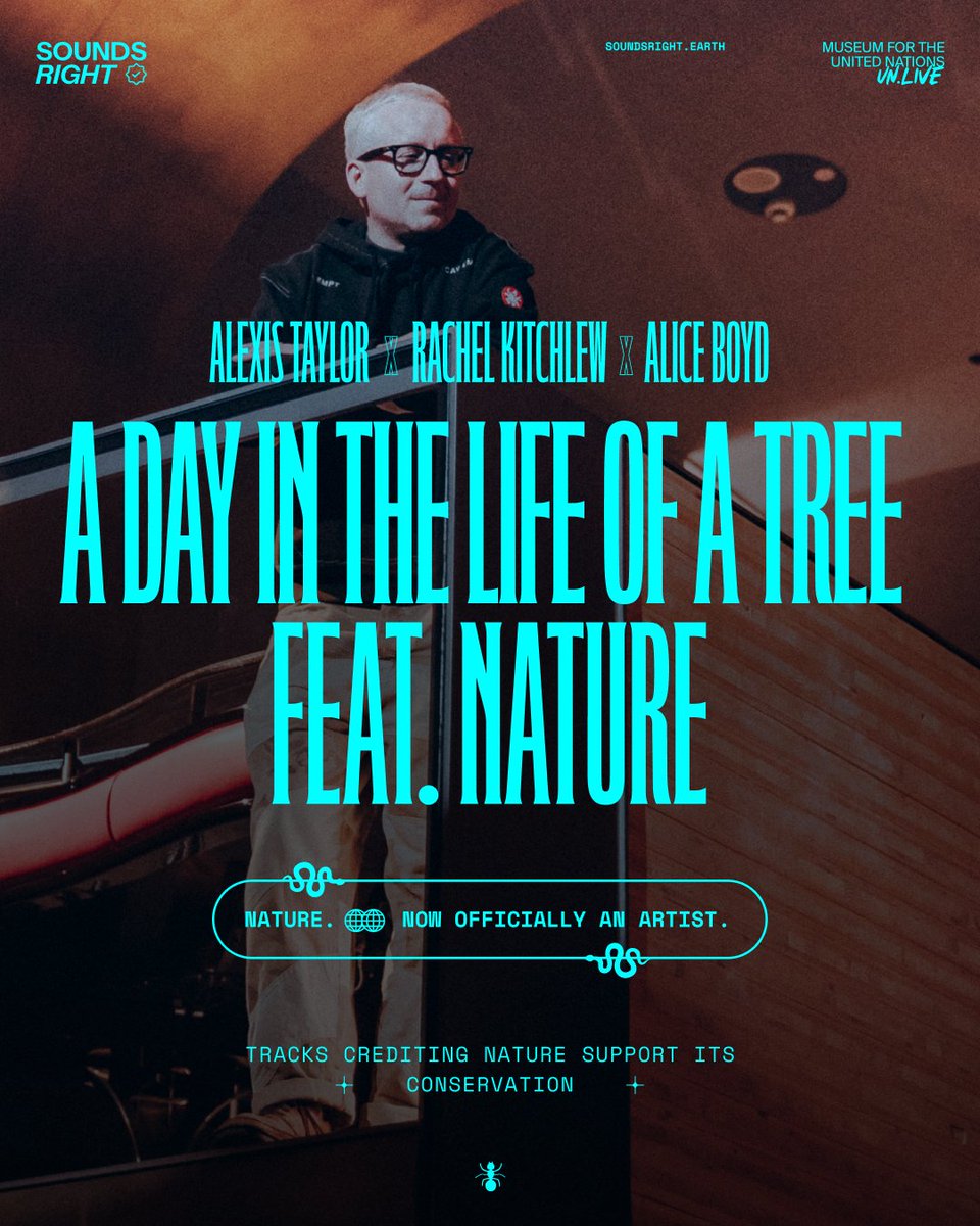 soundsright.earth (@soundsright2024) on Twitter photo “A Day In the Life Of A Tree (feat. NATURE)” by Alexis Taylor is out now, featuring the sounds of toads amongst other wonderful sounds of nature. 🍄🌱
Go listen, and support the conservation of nature’s most precious and precarious ecosystems.
#soundsright #newmusic “A Day In the Life Of A Tree (feat. NATURE)” by Alexis Taylor is out now, featuring the sounds of toads amongst other wonderful sounds of nature. 🍄🌱
Go listen, and support the conservation of nature’s most precious and precarious ecosystems.
#soundsright #newmusic