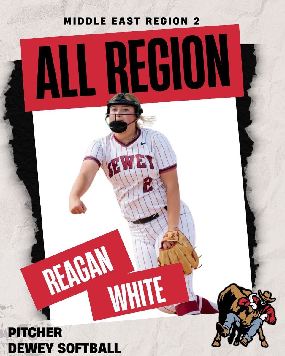 Senior Reagan White has been selected as Middle East Region 2 All Region Pitcher. Congratulations, Reagan! #bulldoggerathletics