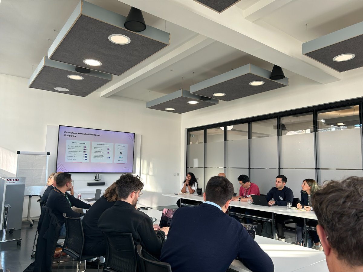 💰 Last Thursday, we were delighted to host our latest #lifesciences Access to Funding event with <a href="/growldnbusiness/">Grow London</a>!

Thank you to <a href="/GrantTree/">GrantTree</a> for leading an insightful session on grant writing and securing government funding to scale your business.

Looking forward to the next!